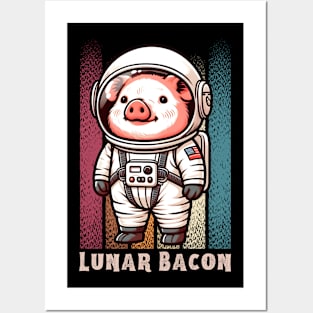 Astronomy pig Posters and Art